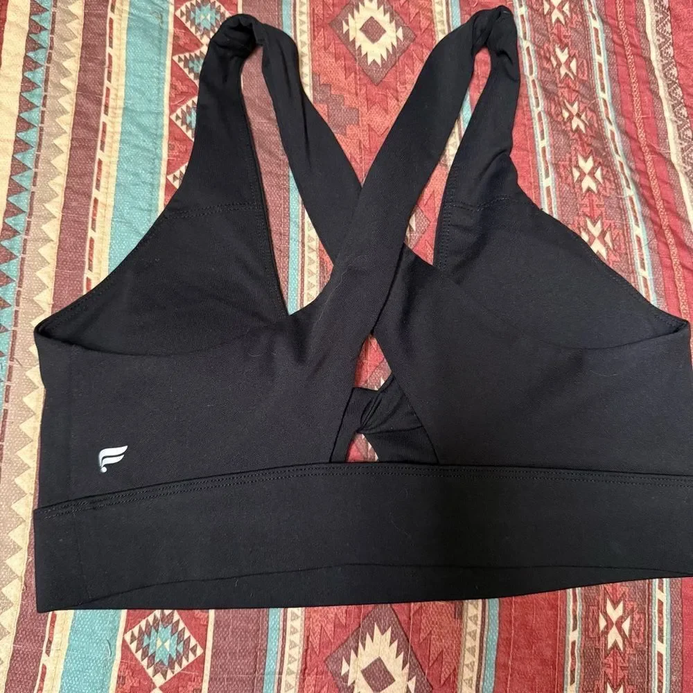 Fabletics Black Sports bra size small - Picture 2 of 4